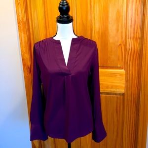 Calvin Klein plum blouse, size large.